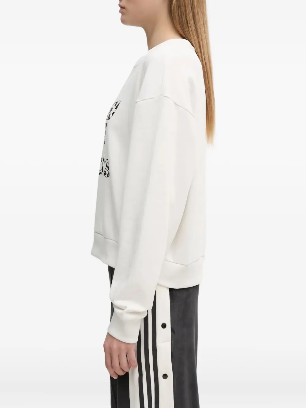 adidas Sweater met luipaardprint Wit