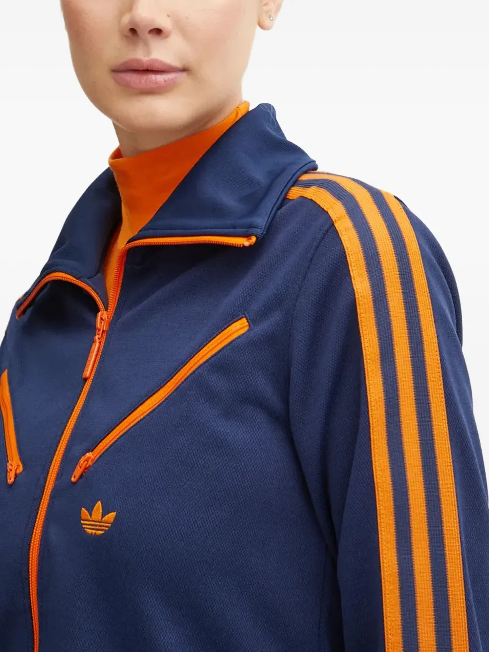 adidas Jack met rits details Blauw