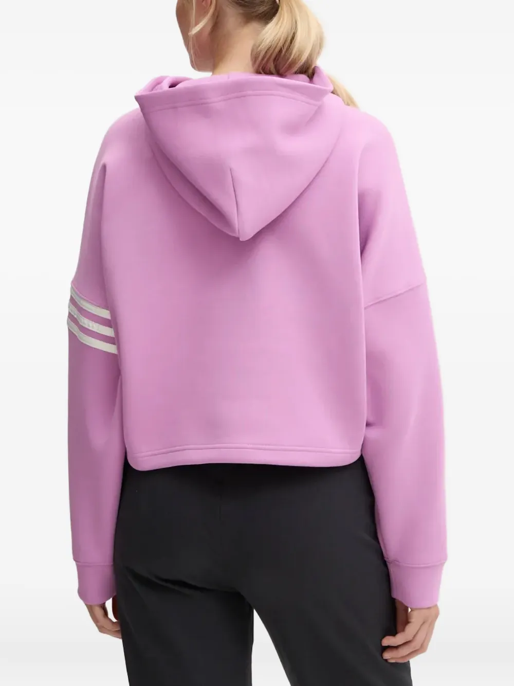 adidas three-stripe long-sleeve hoodie | Hoodies | Image 2