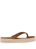Gianvito Rossi suede espadrilles - Brown