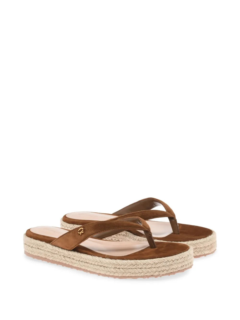 Gianvito Rossi suede espadrilles Brown