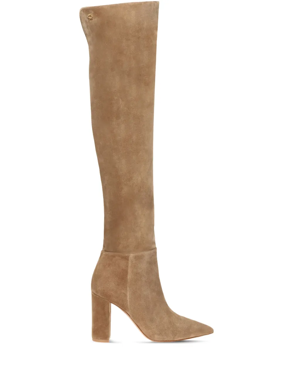 Gianvito Rossi 85mm Piper boots Neutrals