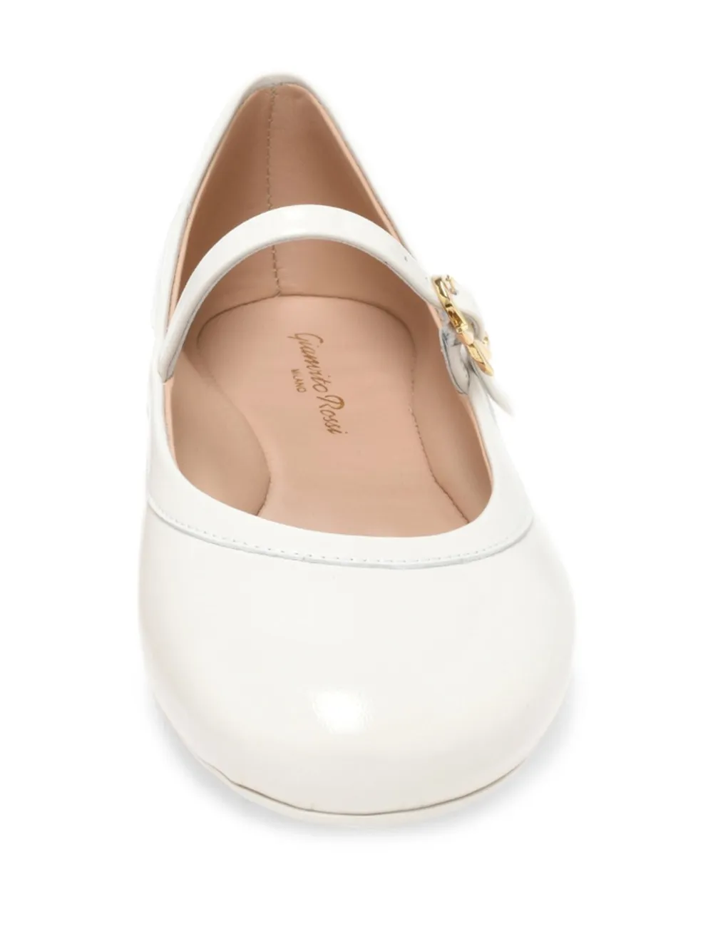 Gianvito Rossi Carla ballet flats White