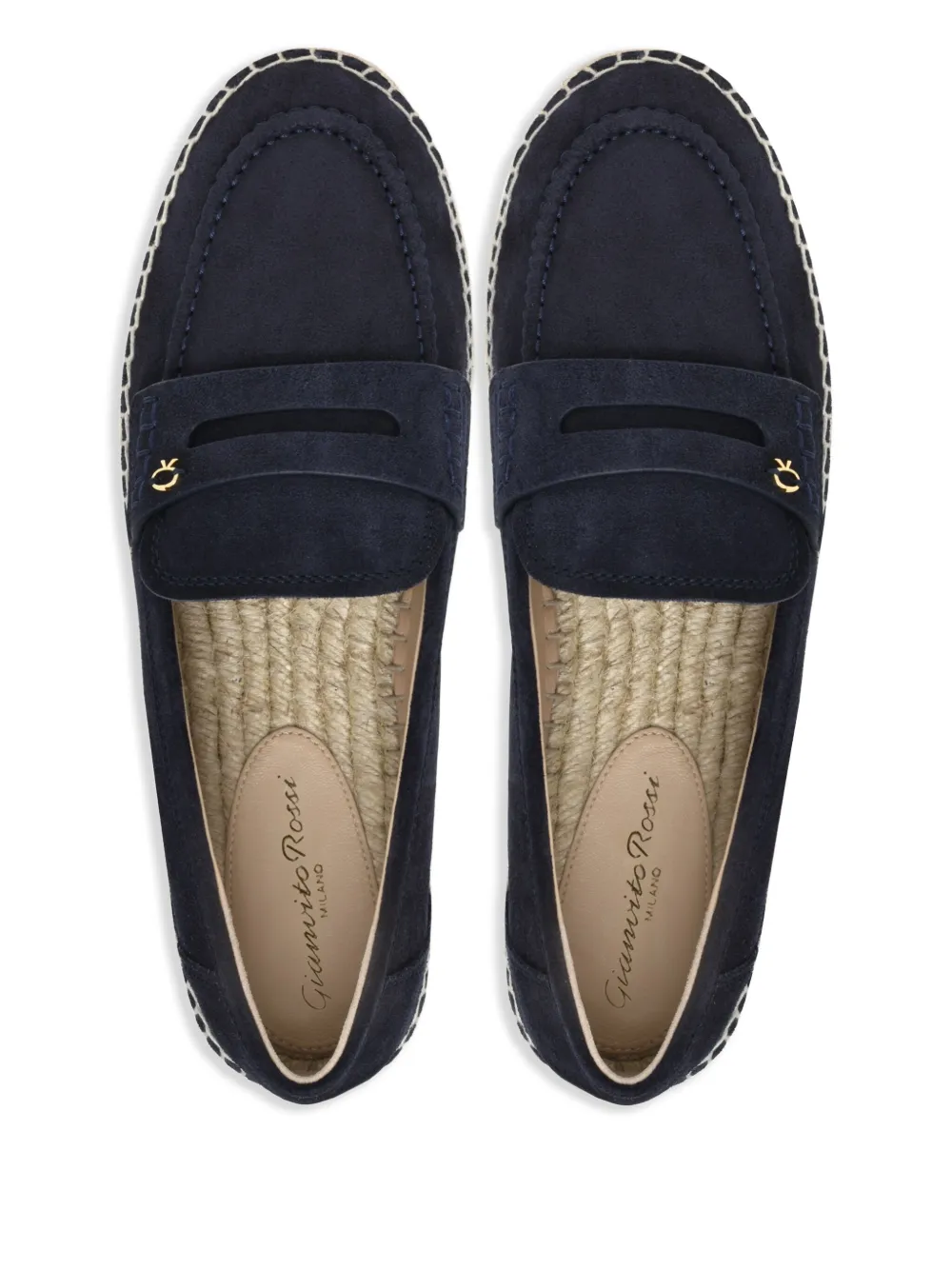 Gianvito Rossi Lido suede espadrilles Blue