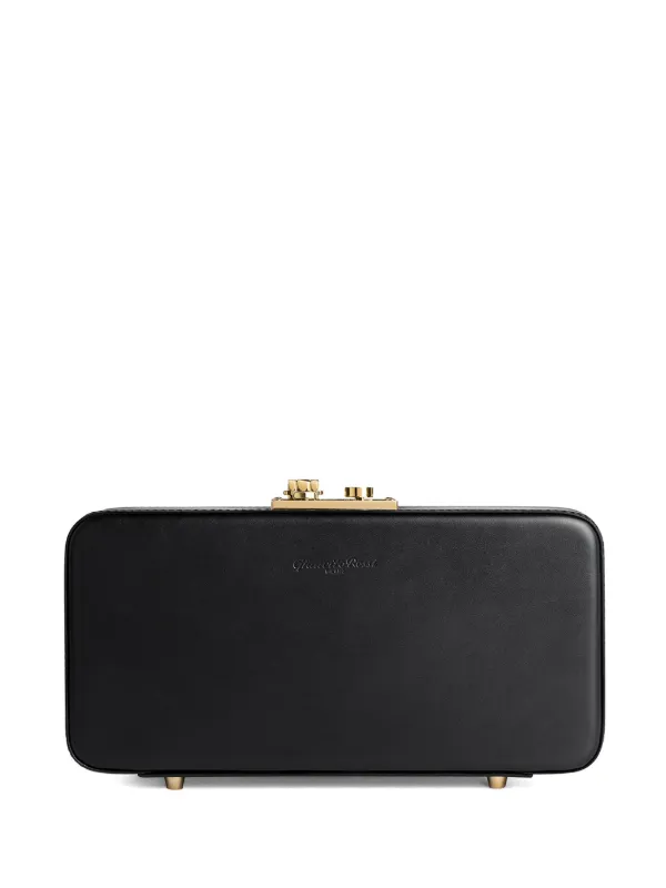 Gianvito Rossi Vali Clutch Bag in Black