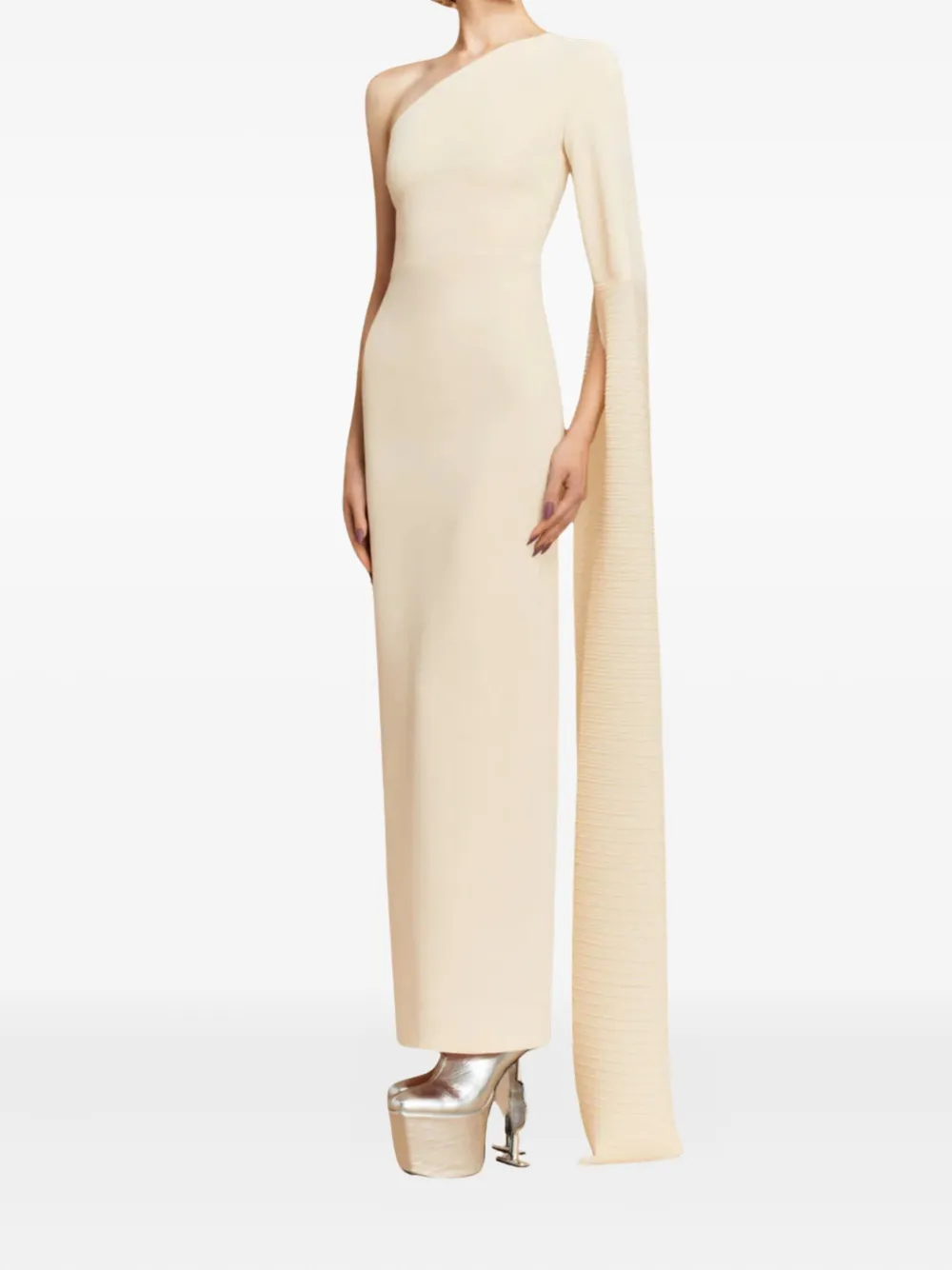 Solace London Sylvia dress - Beige