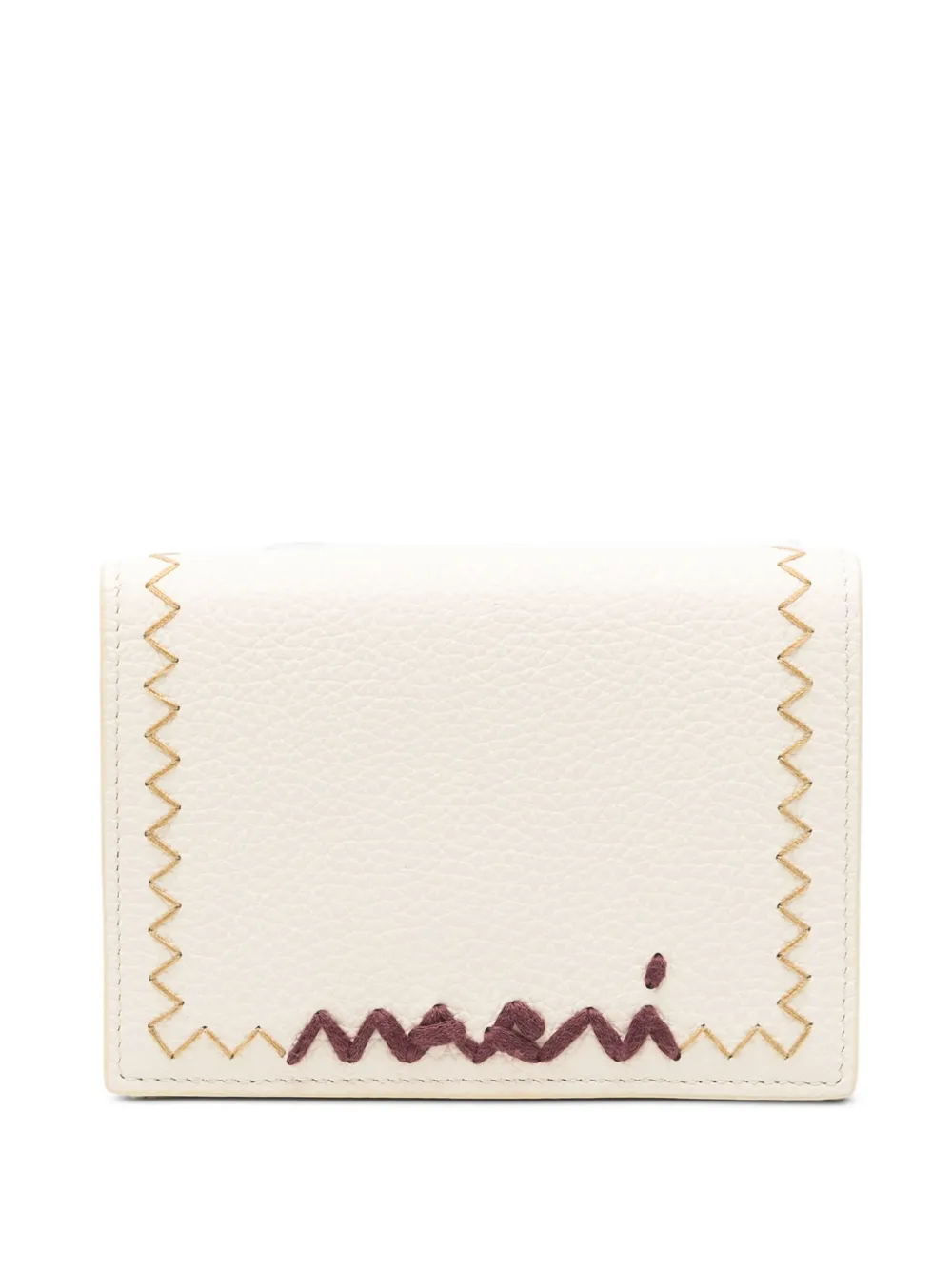 logo-embroidered wallet