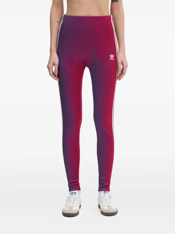 Adidas logo-print Leggings Red FARFETCH PH