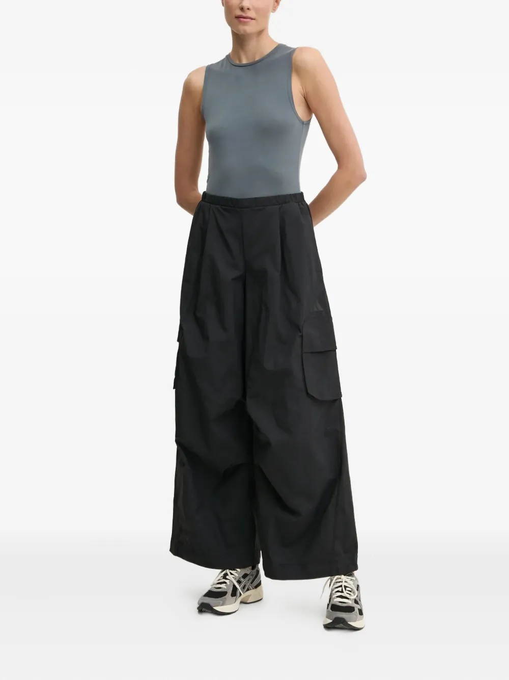 adidas Palazzo plooibroek Zwart