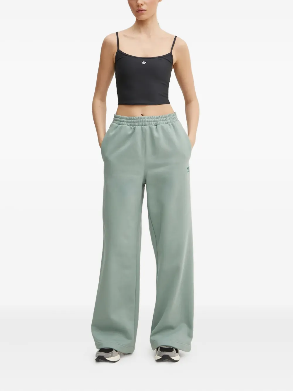 adidas Trainingsbroek met geborduurd logo Groen