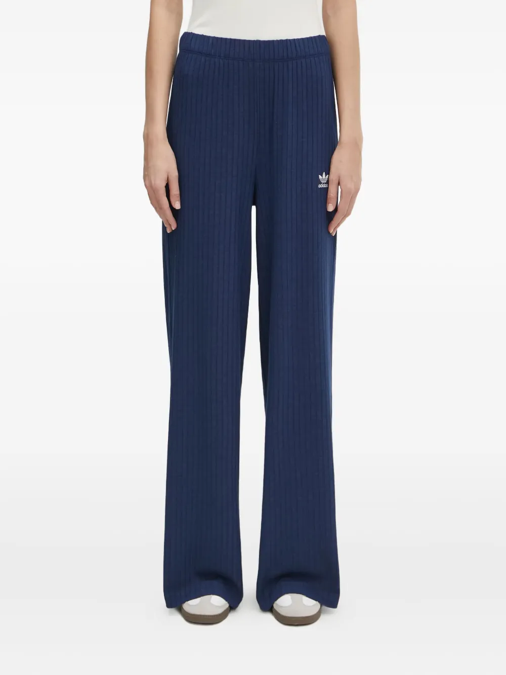 adidas Broek met geborduurd logo Blauw