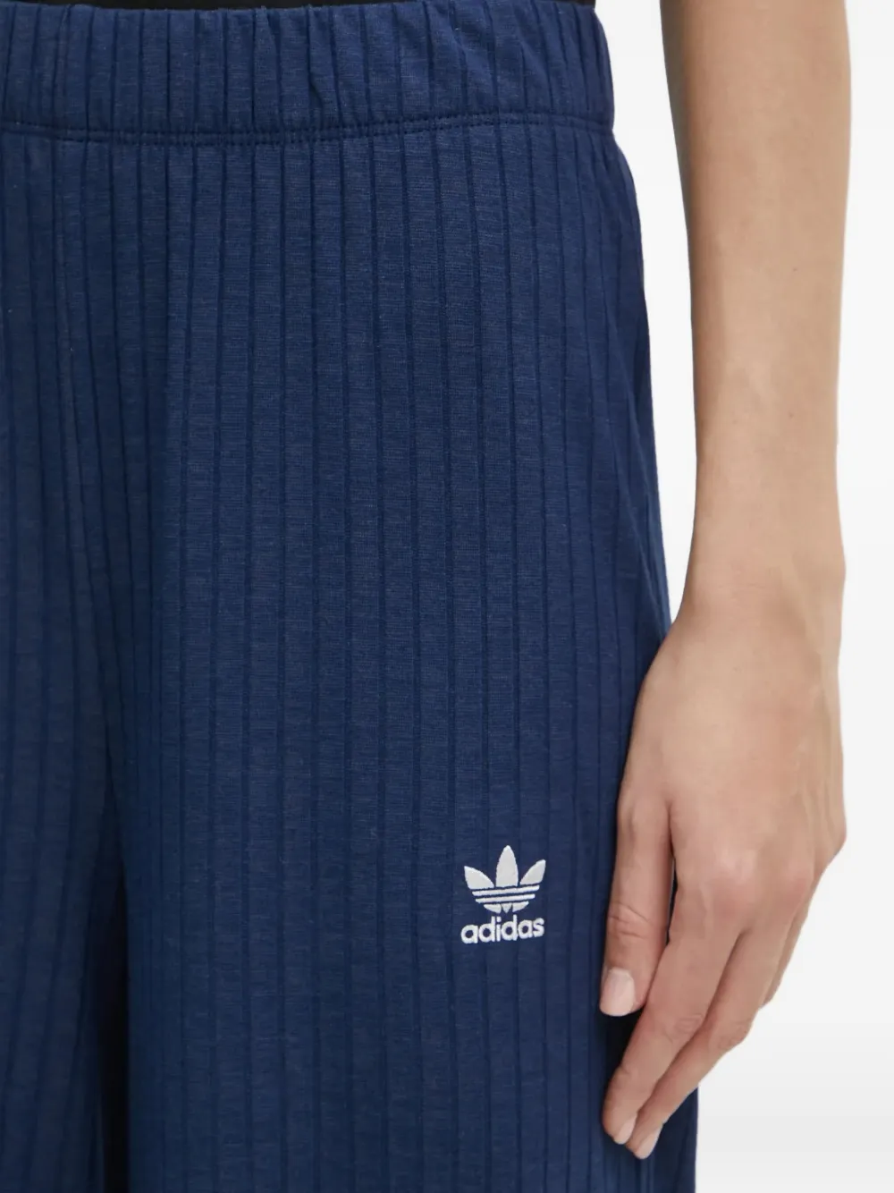 adidas Broek met geborduurd logo Blauw