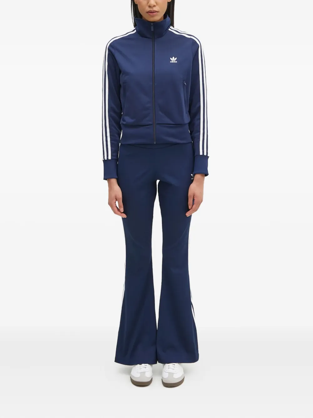 adidas Gestreepte trainingsbroek Blauw
