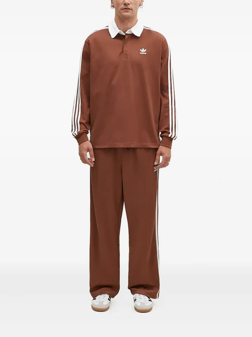 adidas three-stripe trousers | Sweatpants | Image 2