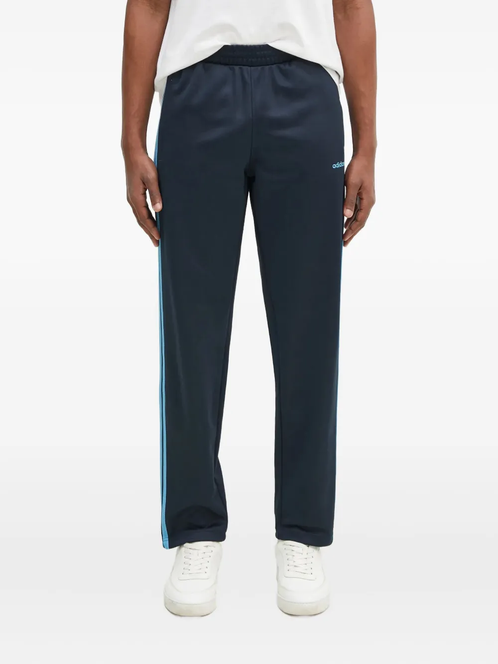 adidas 3-stripe logo track pants | Blue | Image 1