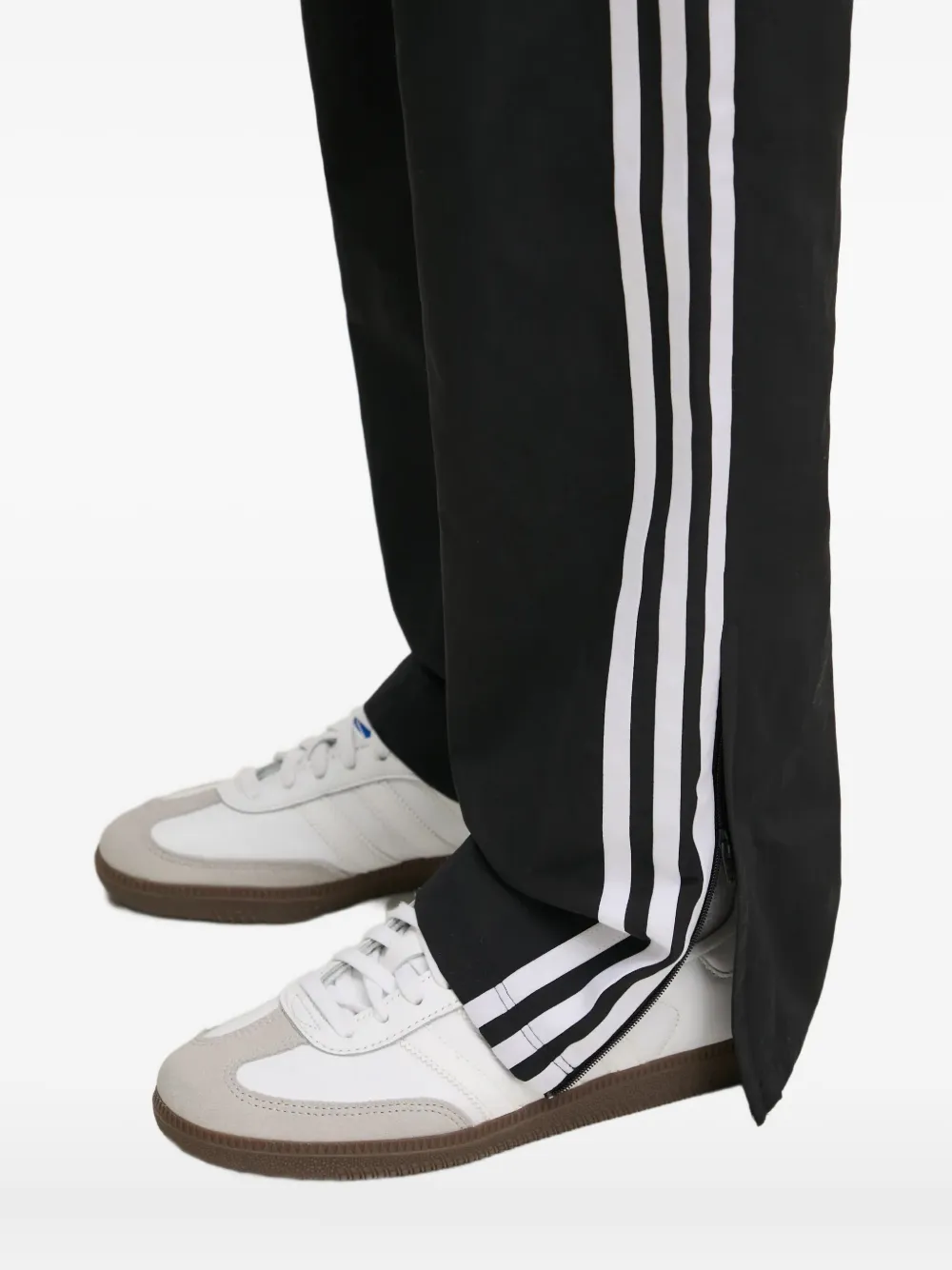 adidas 3-Stripes trainingsbroek met logo Zwart