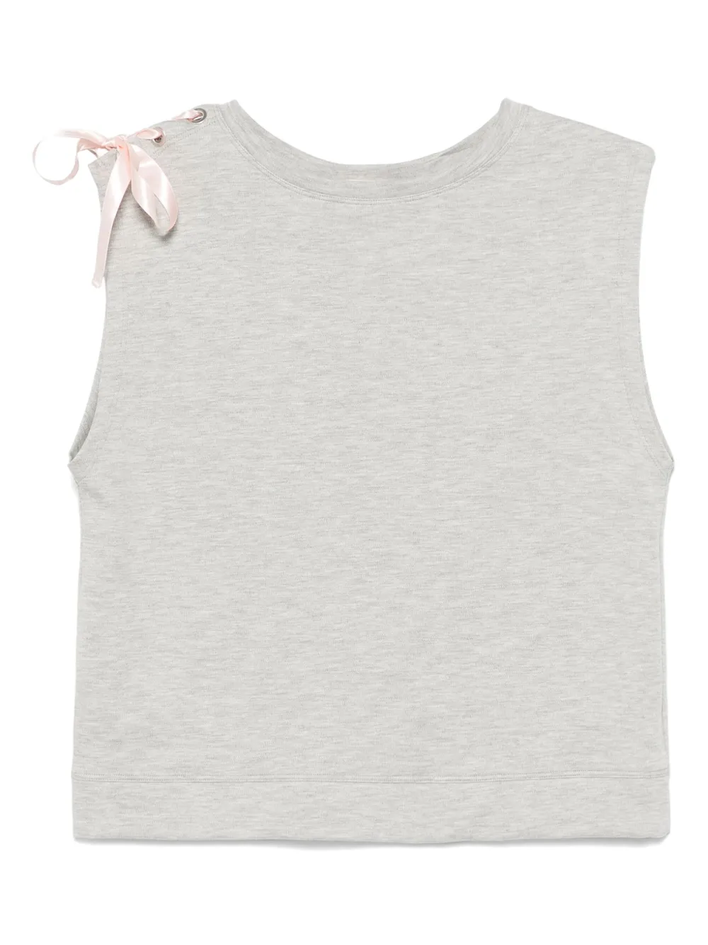 ribbon-detail sleeveless top