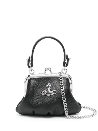 本物品質の Vivienne Westwood JP FARFETCH | ブラック | ミニバッグ Granny ハンドバッグ