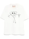 Plan C Bianca-print T-shirt - White