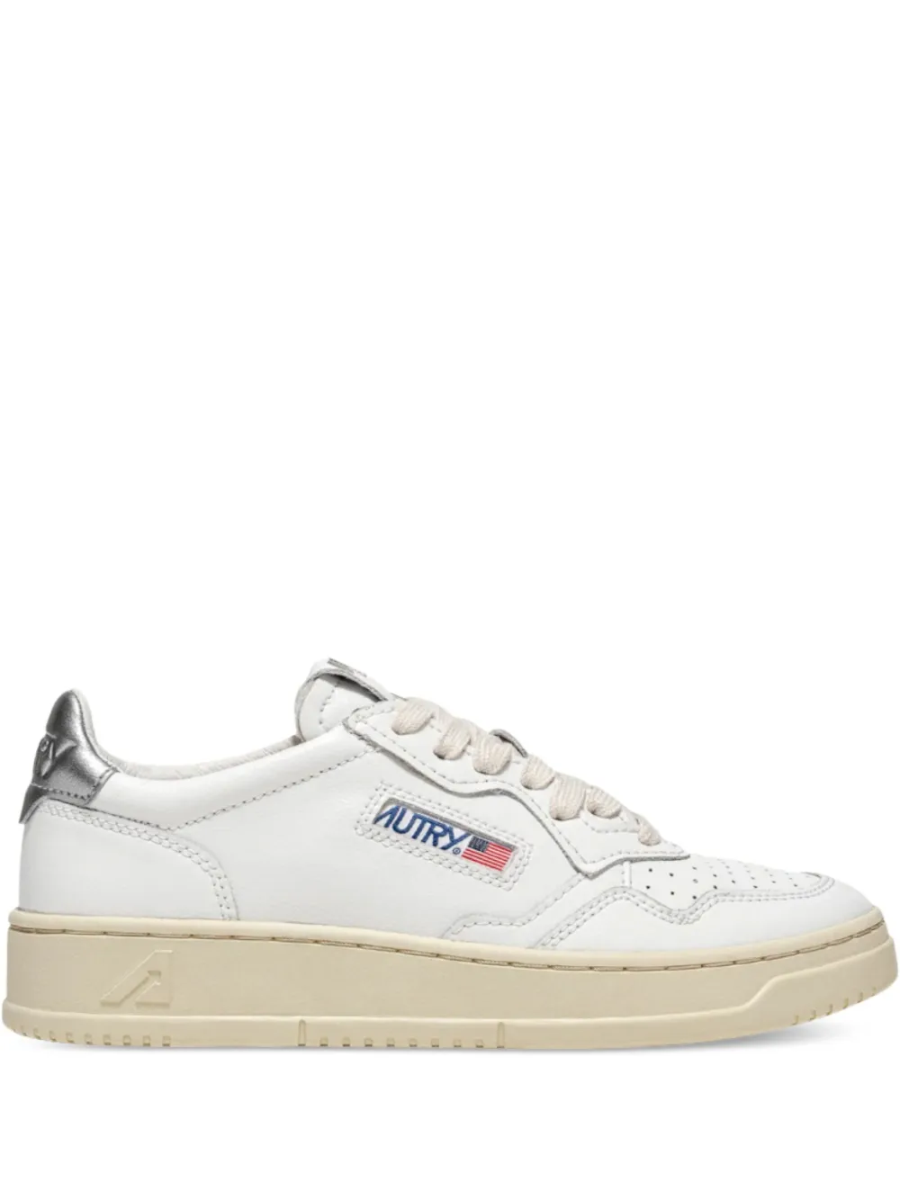 Autry Medalist Low "White Silver" sneakers