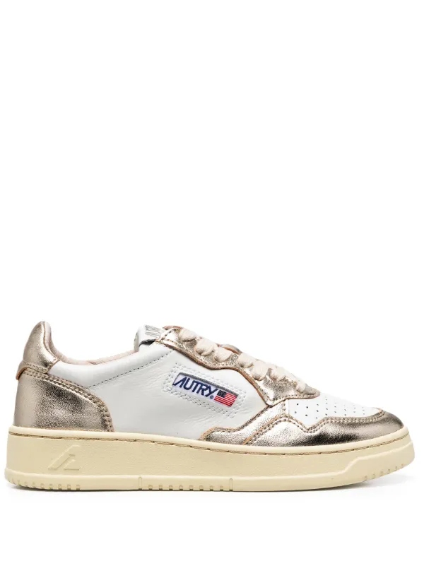 [AUTRY]★WS Medalist Low Leather Sneakers White★ Autry Medalist Low Sneakers In White Leather