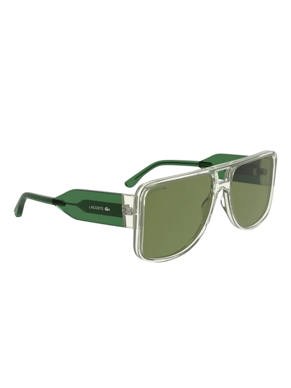 Lacoste Zonnebril met vierkant montuur Groen