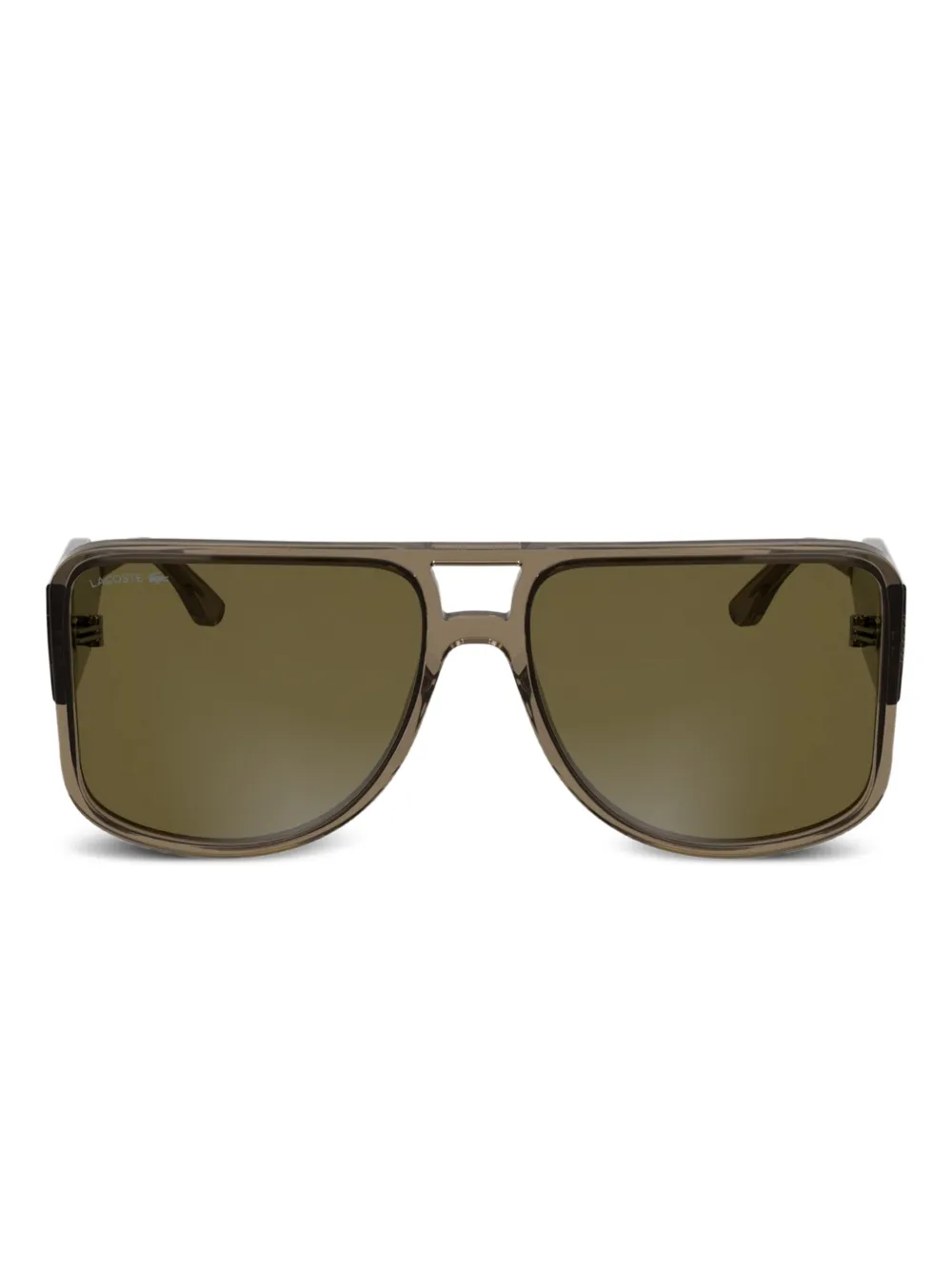 Lacoste Occhiali da sole squadrati - Marrone