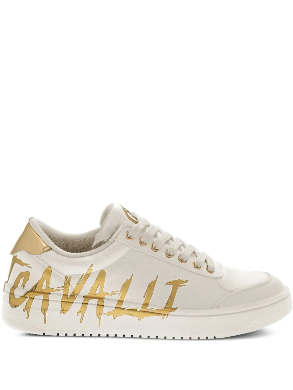 Just Cavalli logo-print sneakers Neutrals