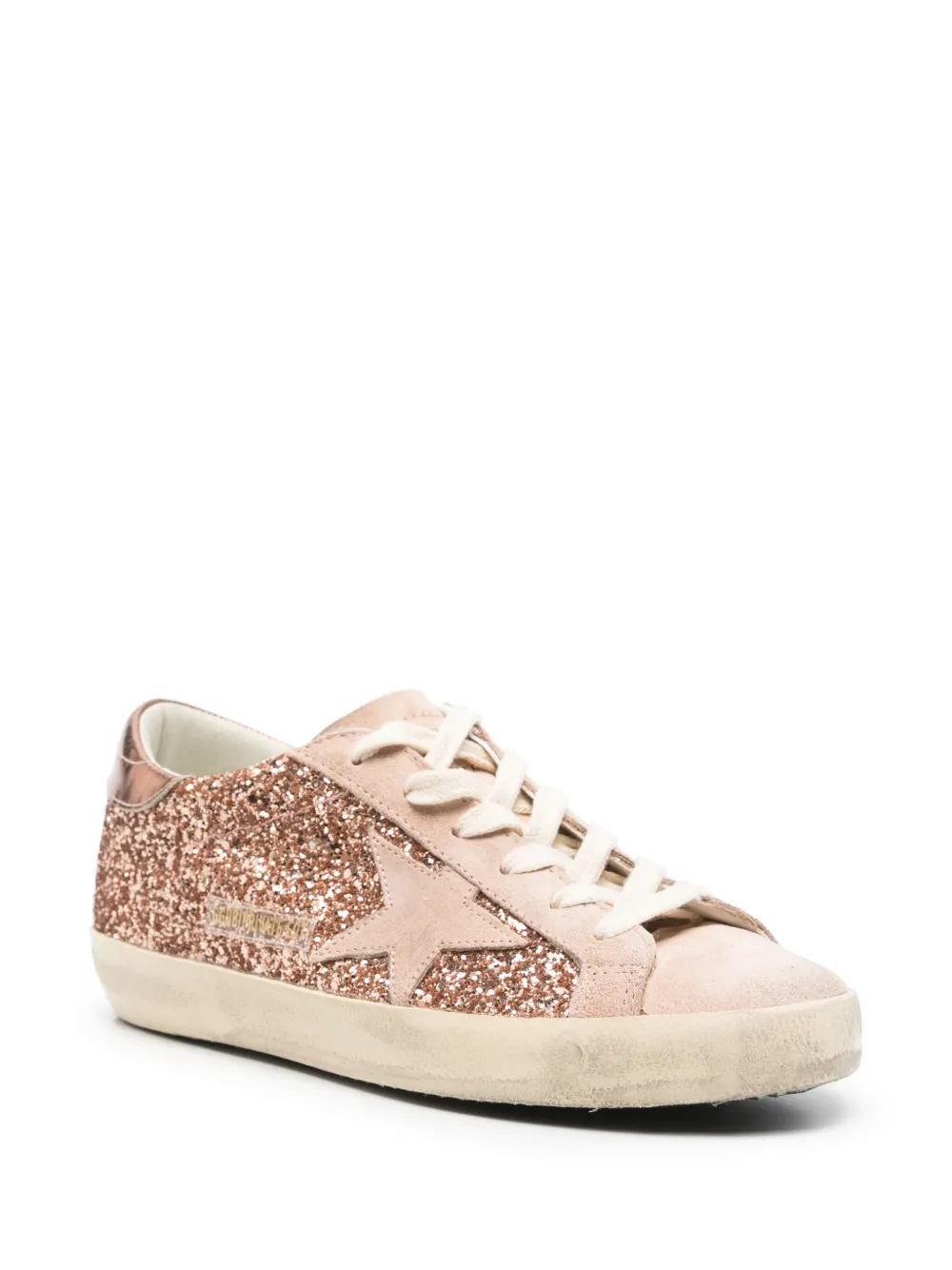 Golden Goose SuperStar sneakers met glitters - Roze