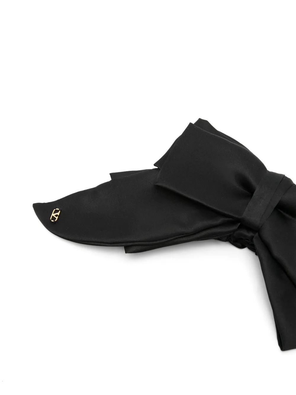 Valentino Garavani Haarband met strikdetail Zwart