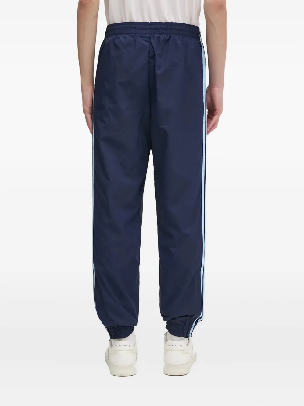 adidas Broek met drie strepen en logo Blauw