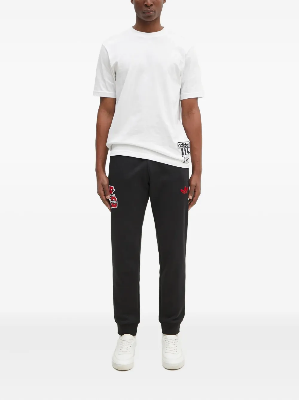adidas Broek met logopatch Zwart