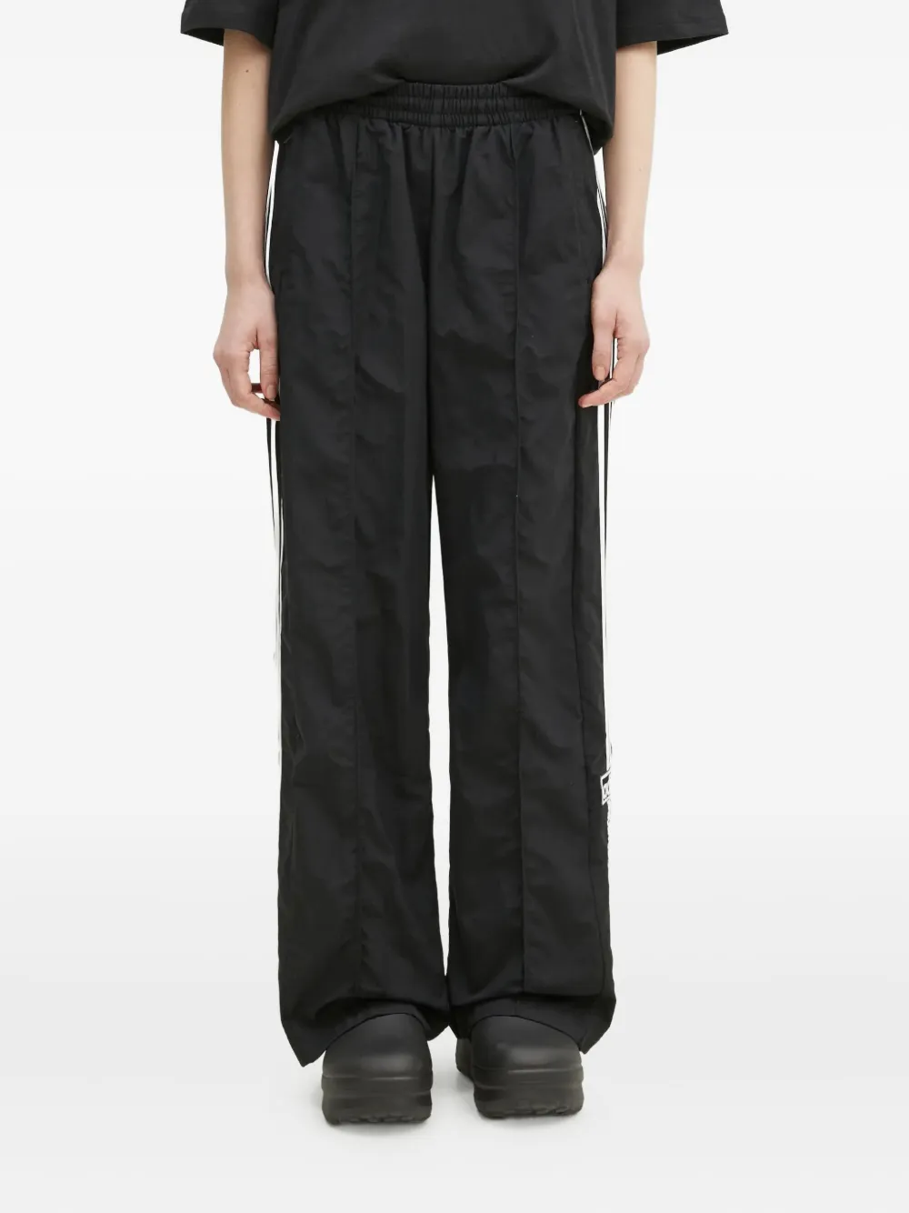 adidas 3-Stripes trainingsbroek met logo Zwart