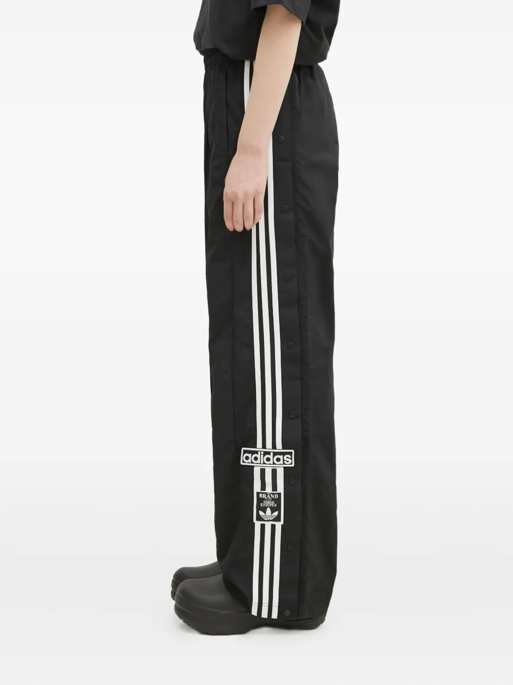 adidas 3-Stripes trainingsbroek met logo Zwart