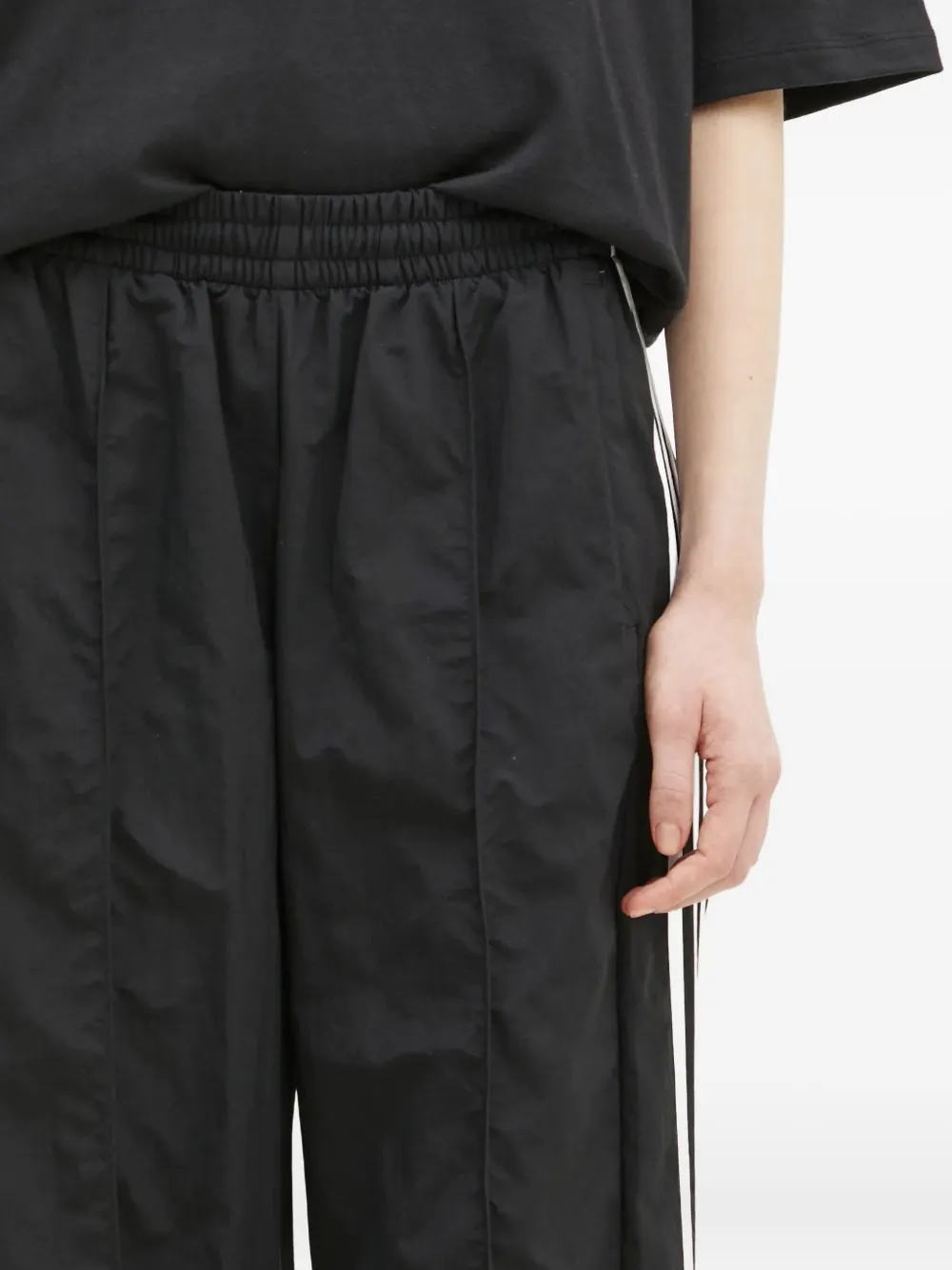 adidas 3-Stripes trainingsbroek met logo Zwart