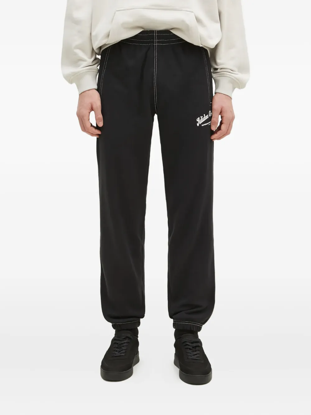 adidas cotton track pants | Black | Image 1