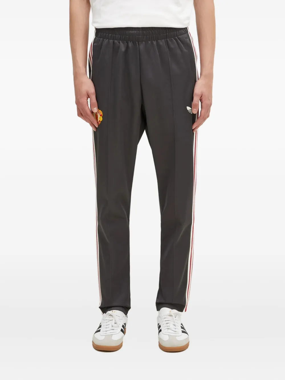 adidas side-stripe trousers | Grey | Image 1