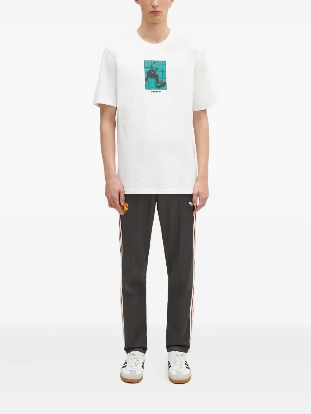 adidas side-stripe trousers | Sweatpants | Image 2