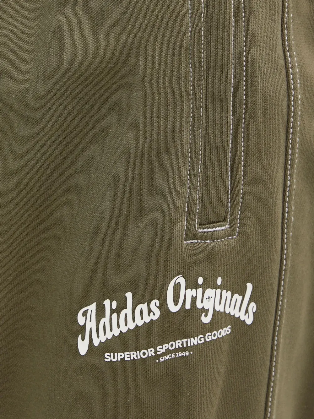 adidas Trainingsbroek met stikseldetail Groen