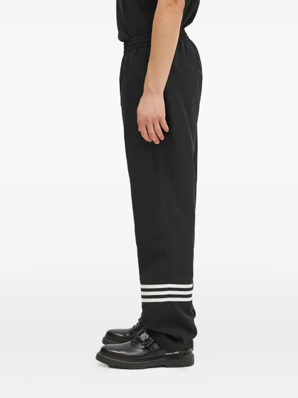 Adidas スリーストライプス トラックパンツ | ブラック | FARFETCH JP