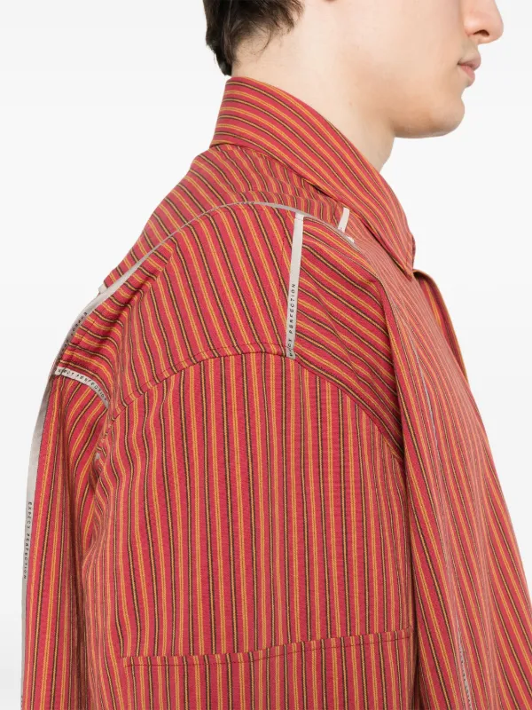 Martine Rose Striped Shirt | Red | FARFETCH