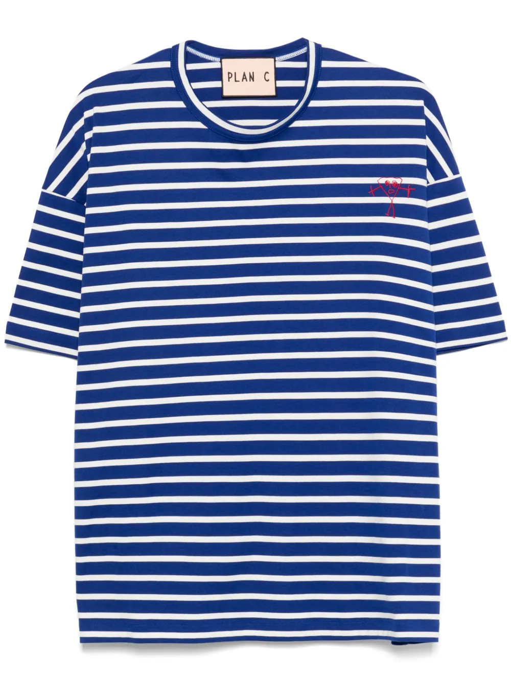 striped short-sleeve T-shirt