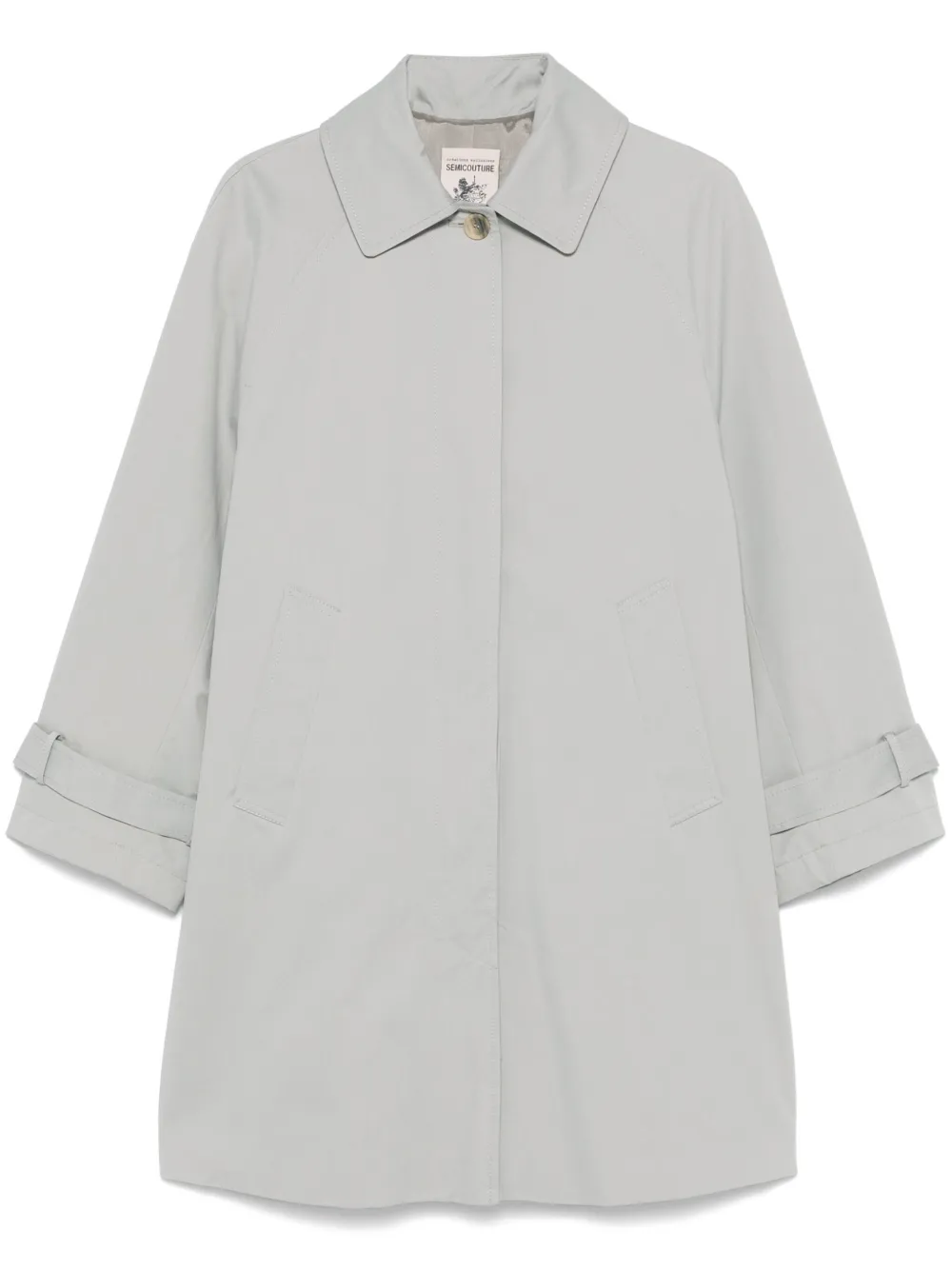 Semicouture Gabardine jas Grijs