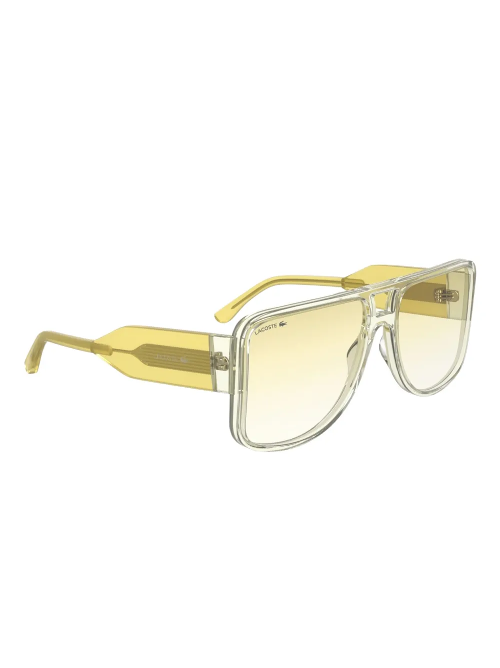 Lacoste square-frame sunglasses Geel