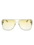 Lacoste square-frame sunglasses - Yellow