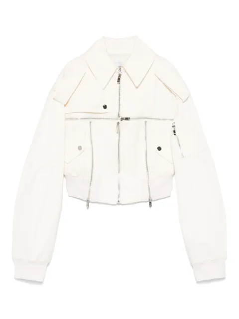 Rokh zip-detailed bomber jacket