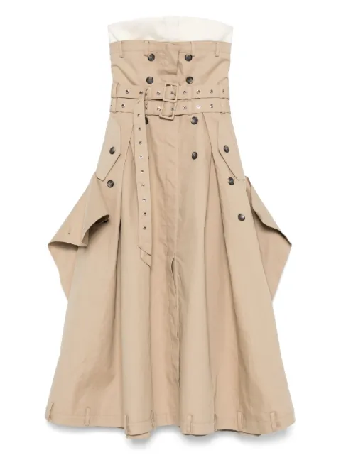 Rokh trench-style dress