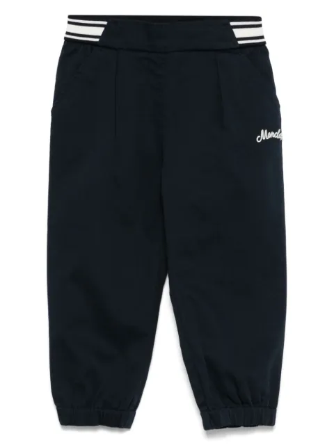 Moncler Enfant logo-embroidered trousers