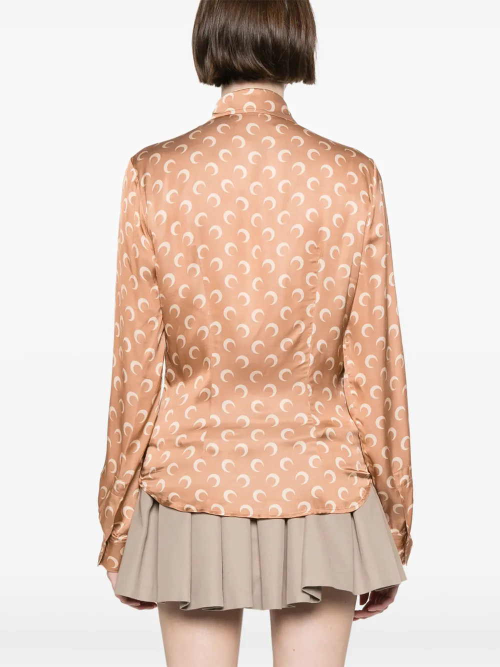 Marine Serre Camicia con stampa Crescent Moon | Abbigliamento | Image 4