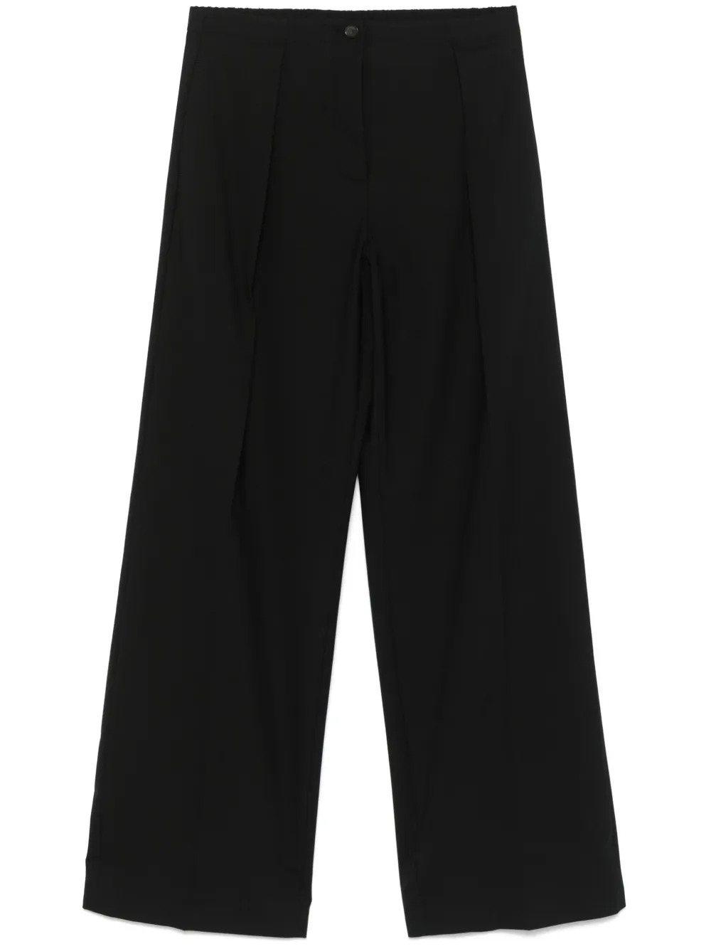 pleat-detail trousers